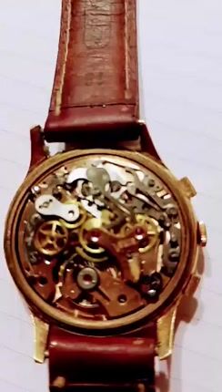 Venus chronographe 50"S! Gold!-thumb-1