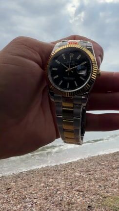 Rolex Datejust 41 Two Tone Black Dial – Replica 3A-thumb-1