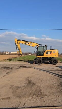 Εκσκαφέας Με Λάστιχα CAT 2014 M318F FULL EXTRA-thumb-1