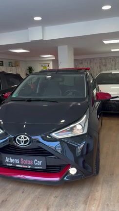 Toyota Aygo 2021 cabrio full extraa ένας ιδιοκτήτης δερμάτινο σαλόνι-thumb-1