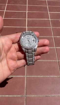 Rolex datejust full diamond 3A-thumb-1